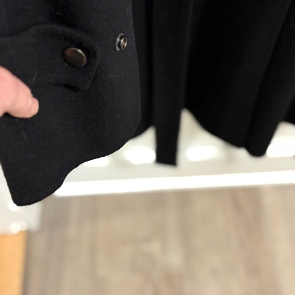 Versatile Cross-Season Wool/Nylon/Angora DKNY Trench Coat M-L - Picture 9 of 16